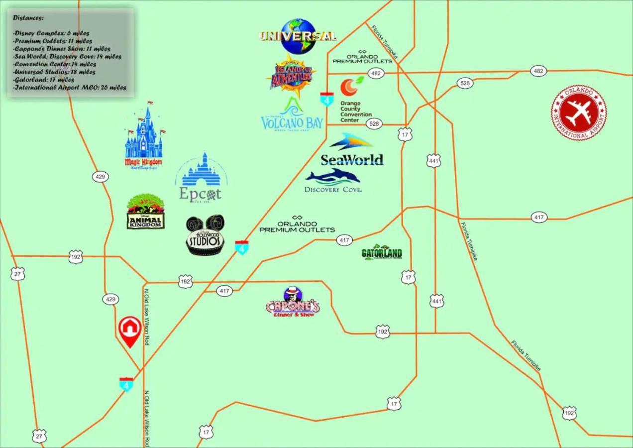 Epic Family Fun! Games & Theme Room, Pool - Encore Resort, Near Disney 奥兰多 外观 照片
