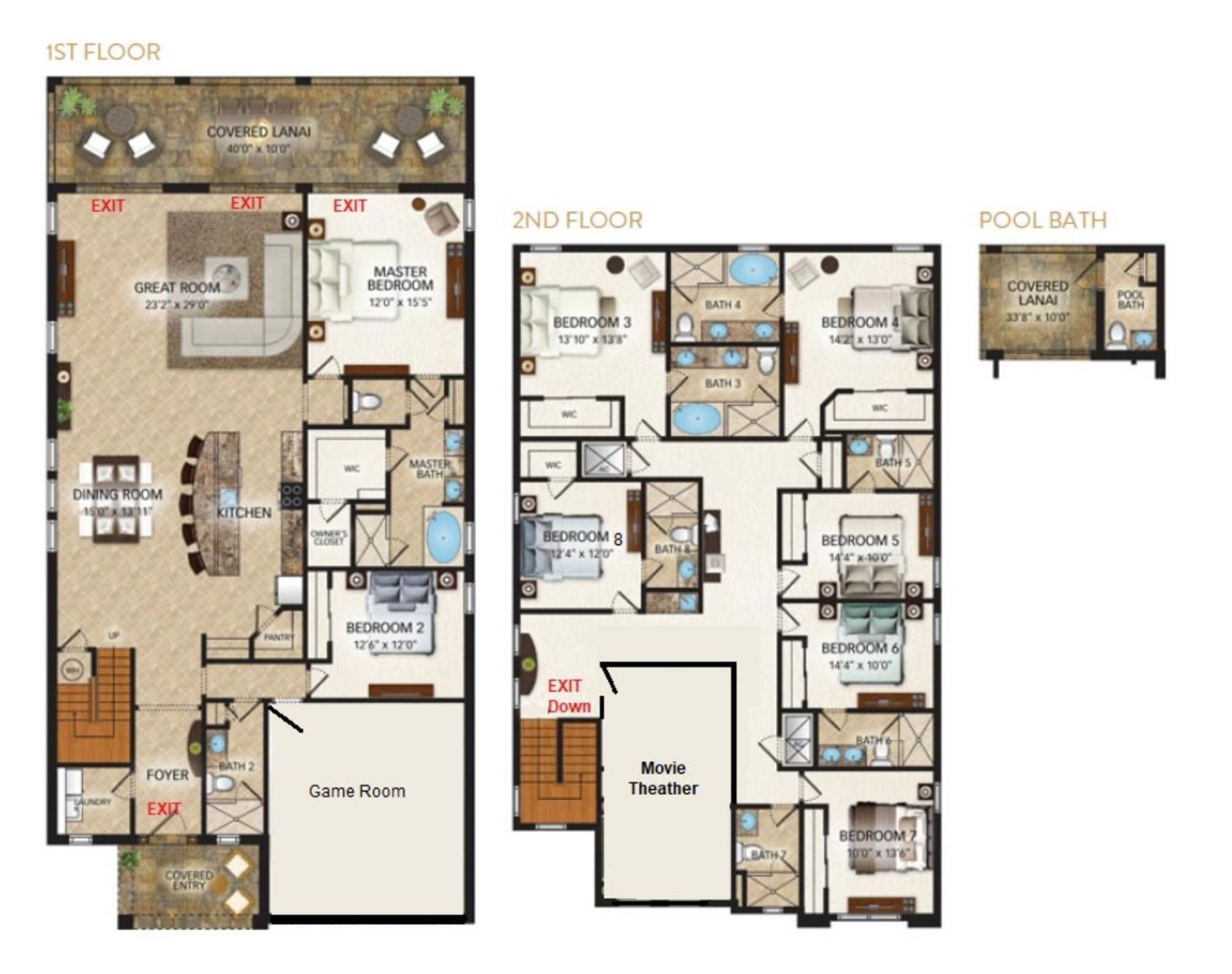Epic Family Fun! Games & Theme Room, Pool - Encore Resort, Near Disney 奥兰多 外观 照片
